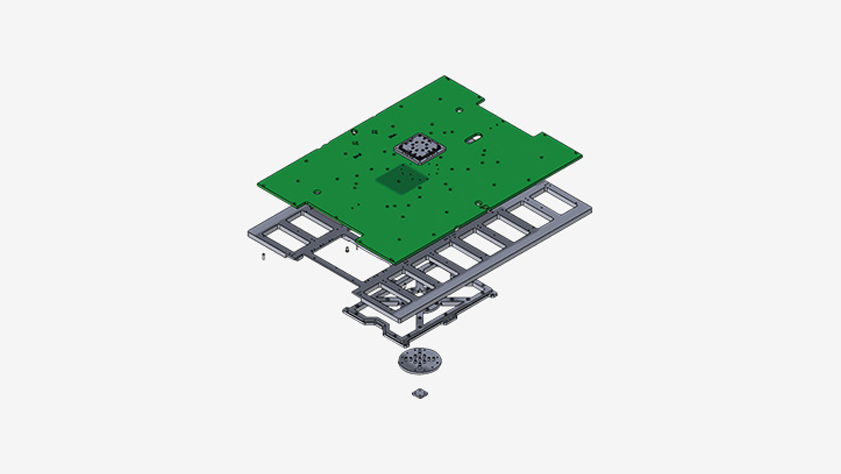 开始生产线针、2D MEMS 探针卡